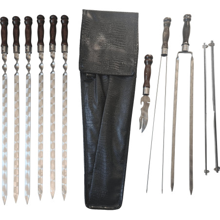 Skewers in an eco-friendly case