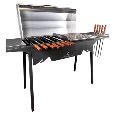 Dymok Maxi-mangal – multifunktsionaalne grill kaane, resti ja katla raamiga