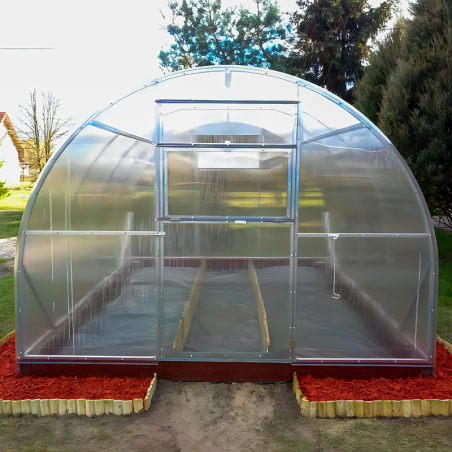 Kasvuhoone "Lider" 3×4 m – 4-6 mm UV10 polükarbonaat