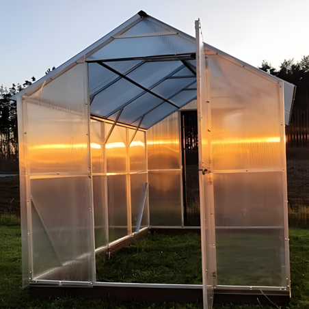 Теплица Zefir Max 3×4 м из поликарбоната (UV10)