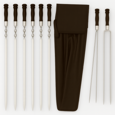 Шампуры в эко футляре