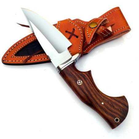 10" Handmade Stainless Steel Knife with Leather Sheath | Made in Portugal